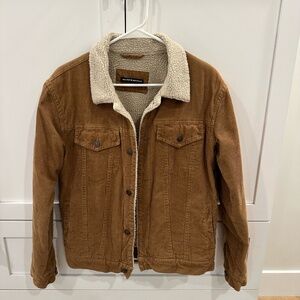 CORDUROY BUTTON UP JACKET - FITS SIZE M